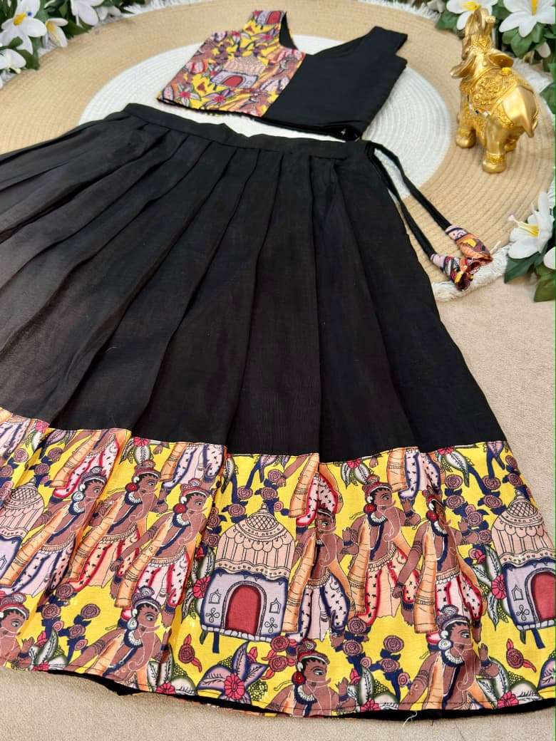Ganesha Heritage Kids wear Premium Silk fabric Lehenga choli reseller in surat